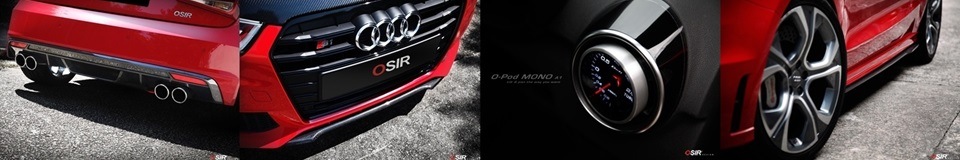 推奨 OSIR DESIGN <br>OSIR フットレストカバー RHD for VW Golf7 AUDI A3 8V